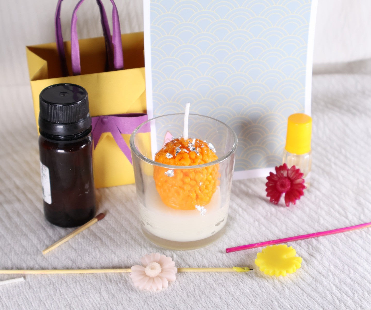 Set of 4 Laddu With Jar Candle