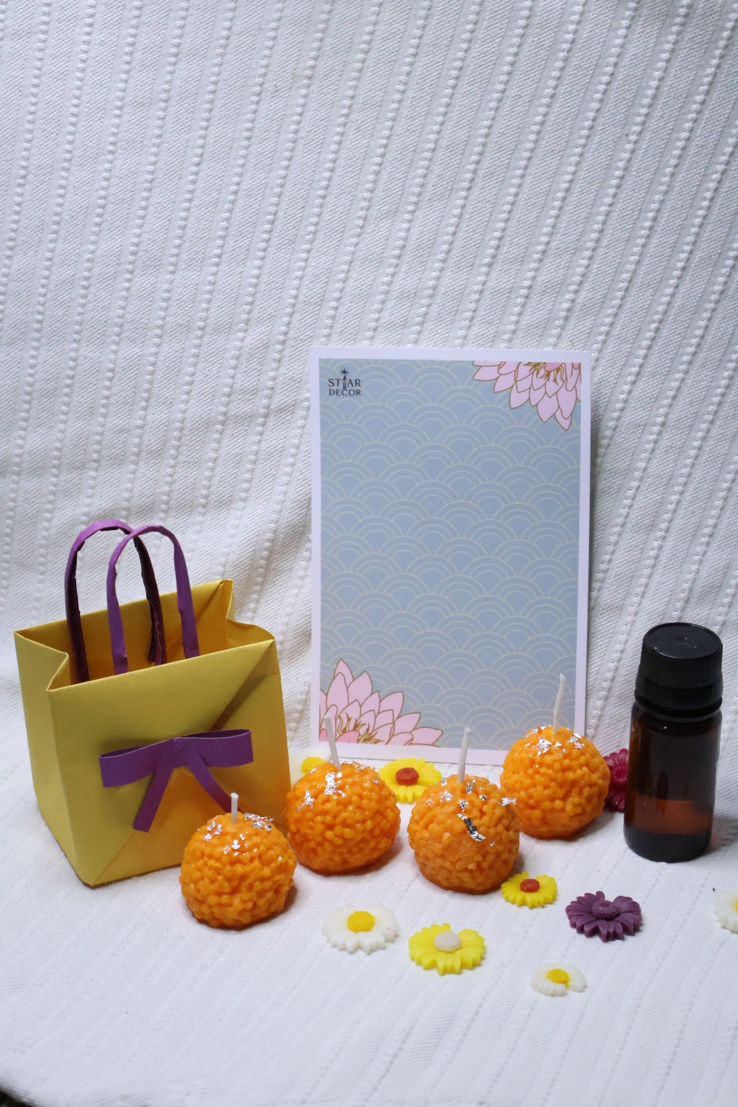Set of 4 Laddu candle