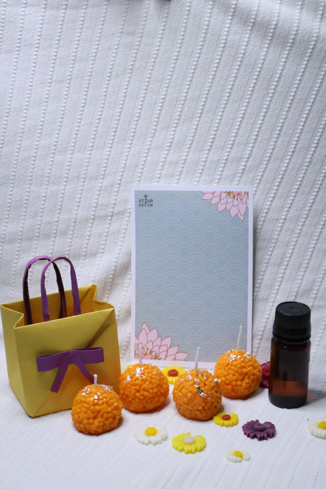 Set of 4 Laddu candle