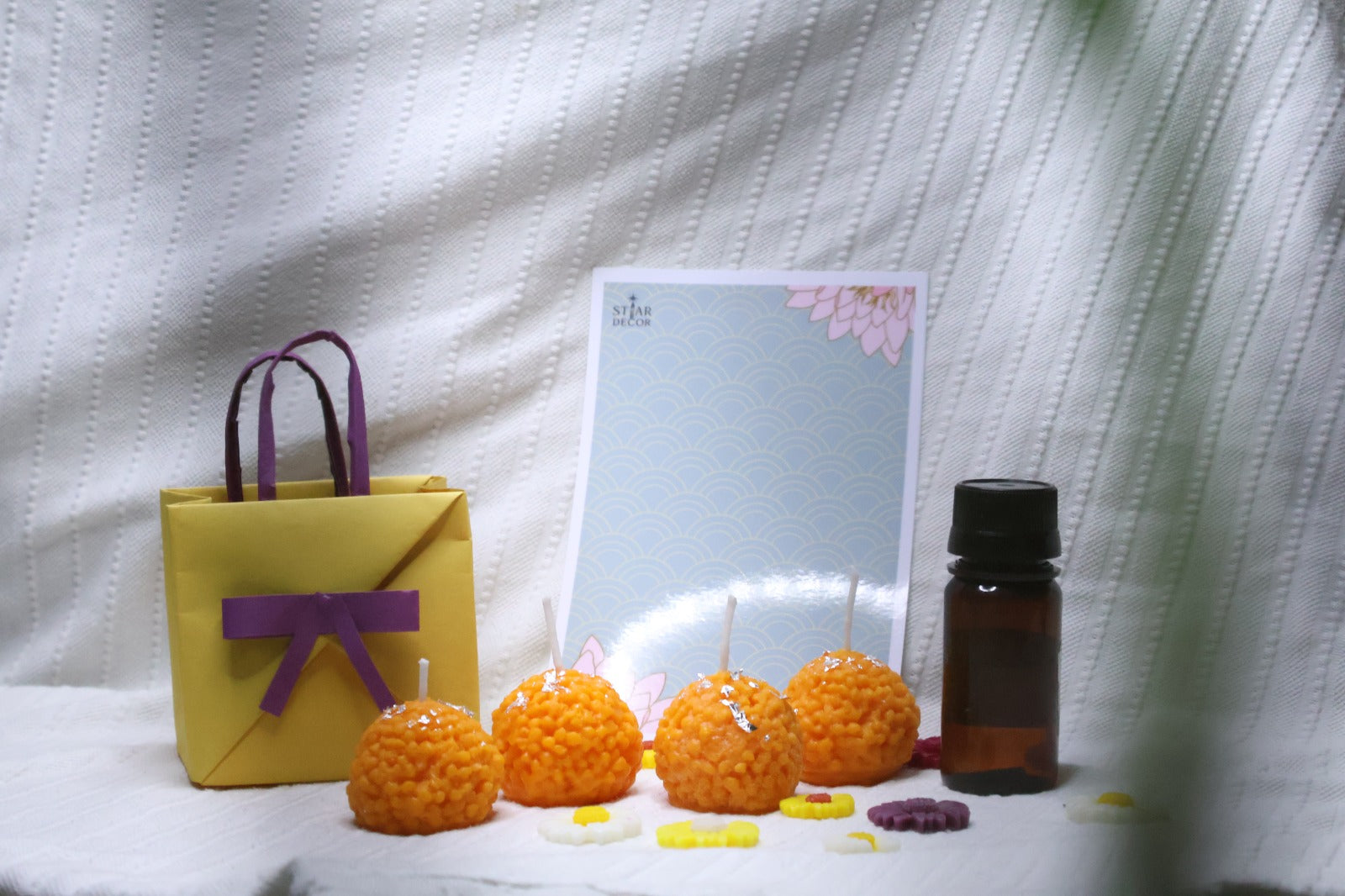 Set of 4 Laddu candle