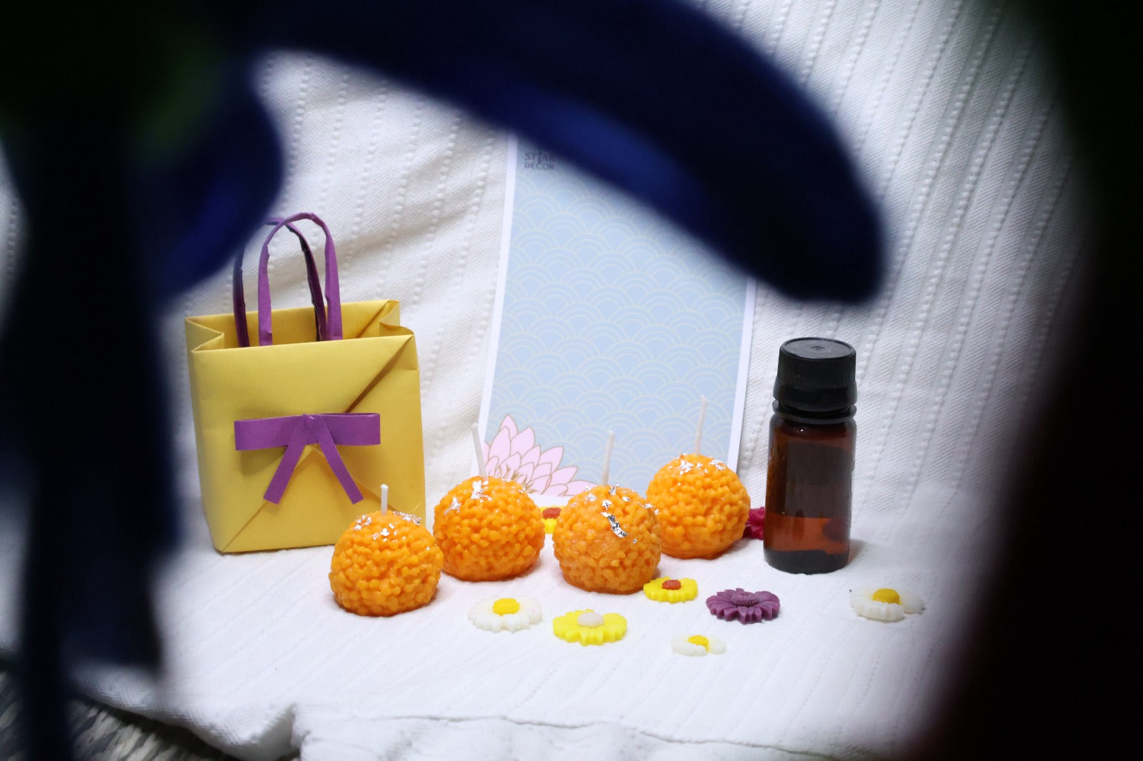 Set of 4 Laddu candle