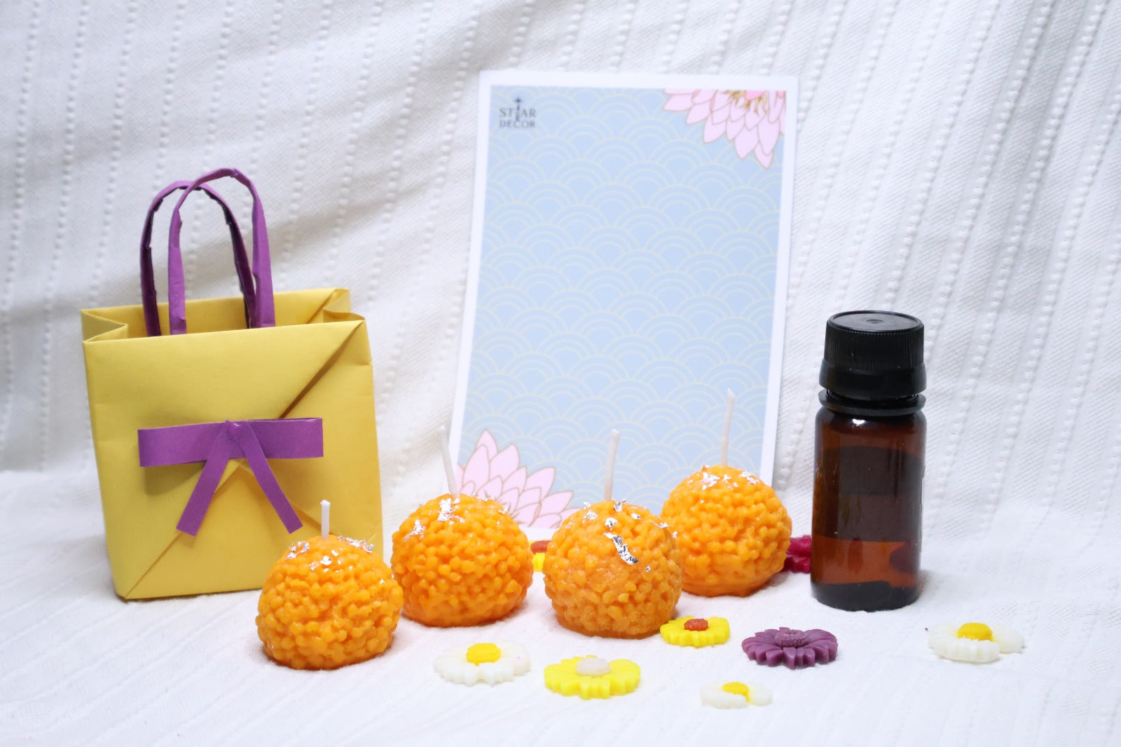 Set of 4 Laddu candle