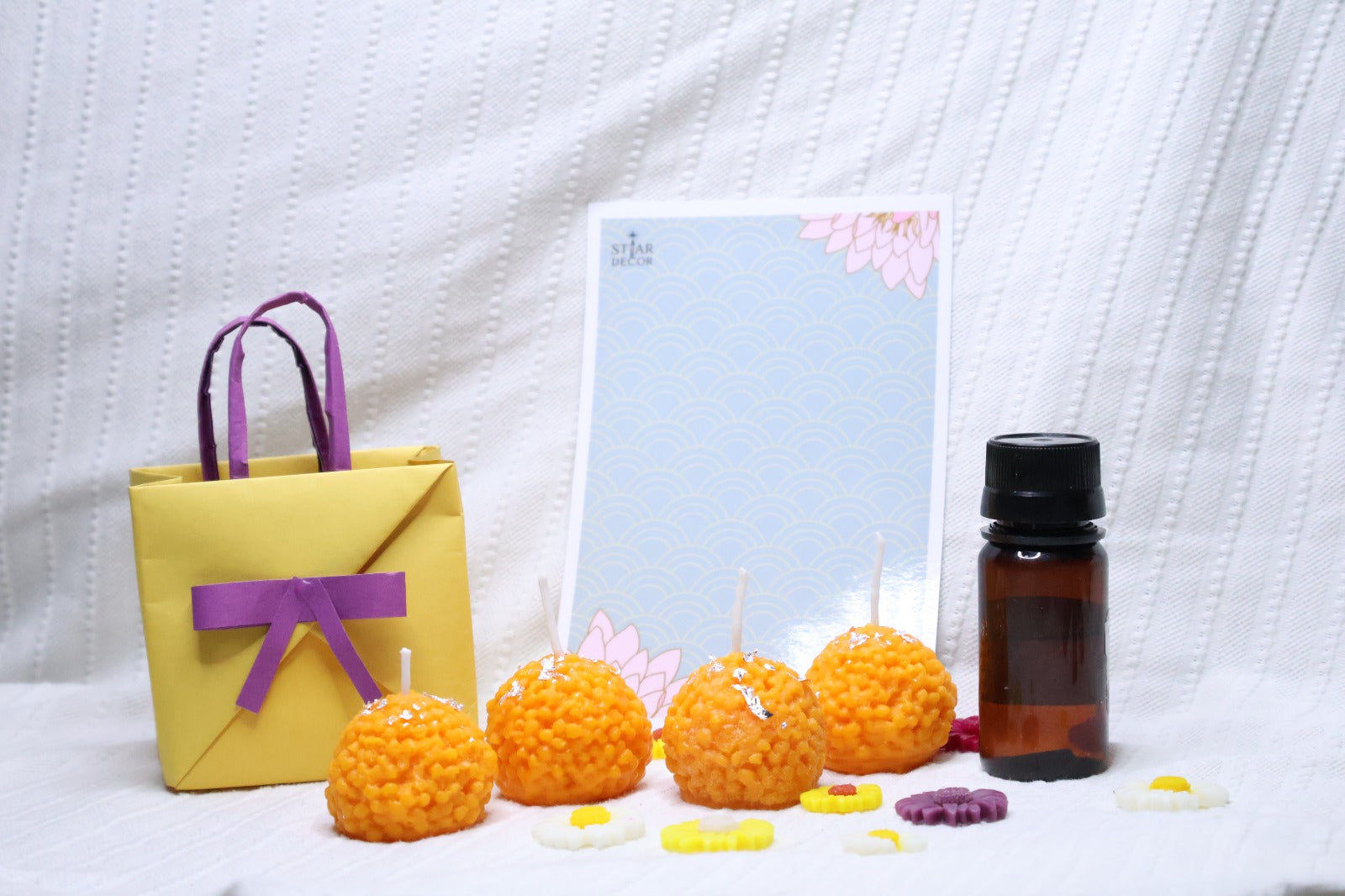 Set of 4 Laddu candle